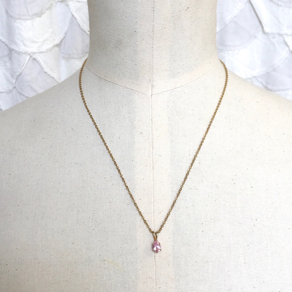🌟Pink Birthstone Necklace